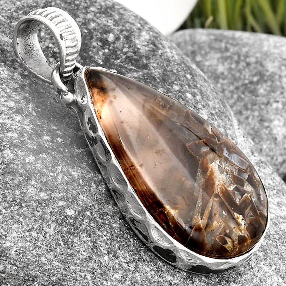 Natural Tube Agate - Turkish Pendant P-1082 SDP106803