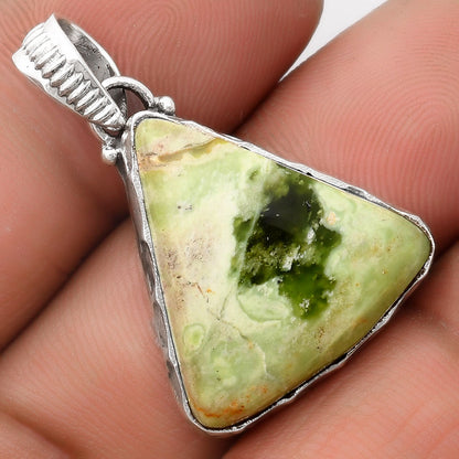 Natural Chrome Chalcedony Pendant P-1082 SDP106804