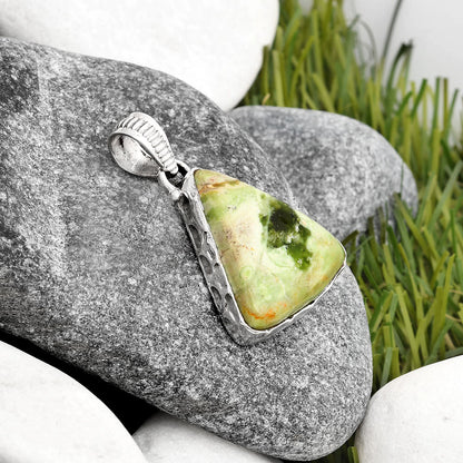 Natural Chrome Chalcedony Pendant P-1082 SDP106804