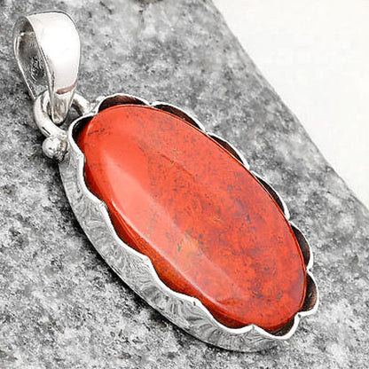 Natural Red Moss Agate Pendant P-1555 SDP107077