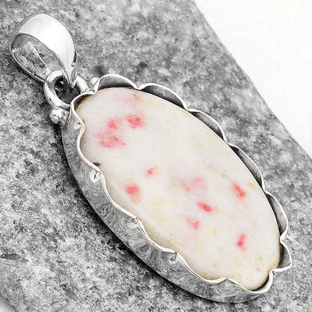 Natural Cinnabar Pendant P-1555 SDP107103