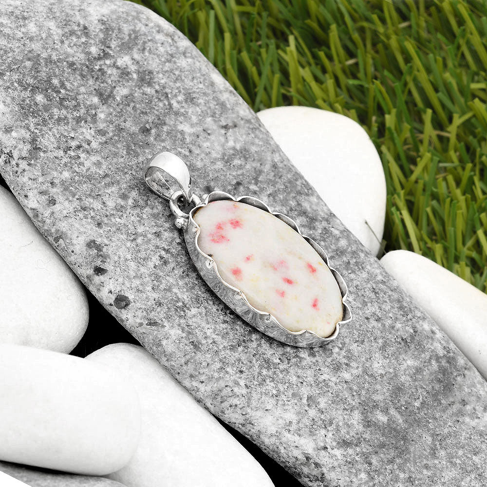 Natural Cinnabar Pendant P-1555 SDP107103