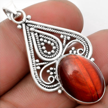 Natural Red Tiger Eye Pendant P-1541 SDP107274