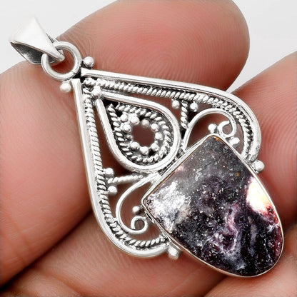 Natural Indian Blanket Jasper Pendant P-1541 SDP107281