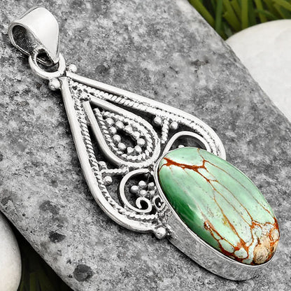 Natural Australian Variscite Pendant P-1541 SDP107293