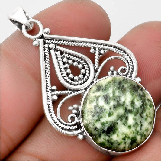 Natural Dioptase Pendant P-1541 SDP107294