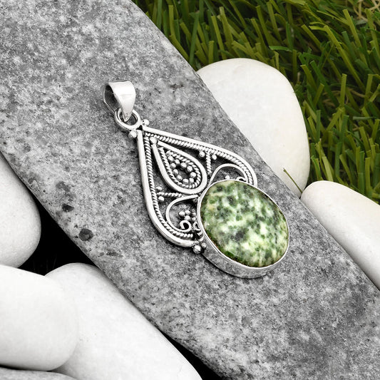 Natural Dioptase Pendant P-1541 SDP107294