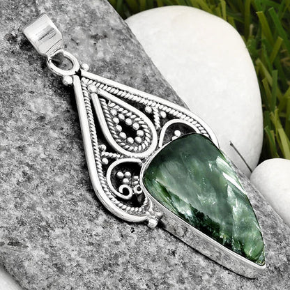 Natural Russian Seraphinite Pendant P-1541 SDP107297
