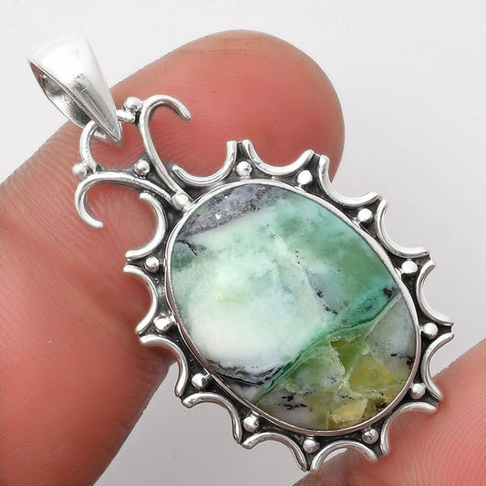 Dendritic Chrysoprase - Africa Pendant P-1249 SDP107320