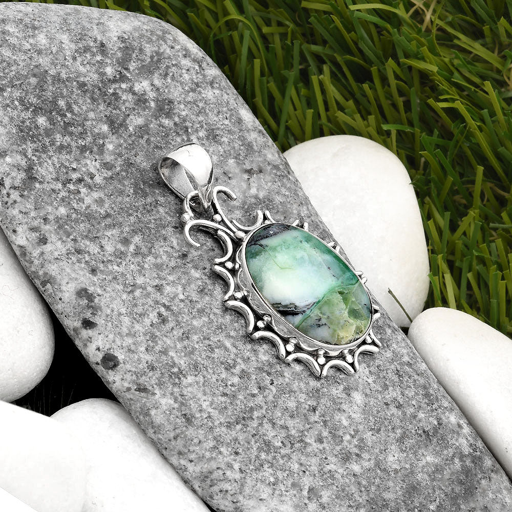 Dendritic Chrysoprase - Africa Pendant P-1249 SDP107320