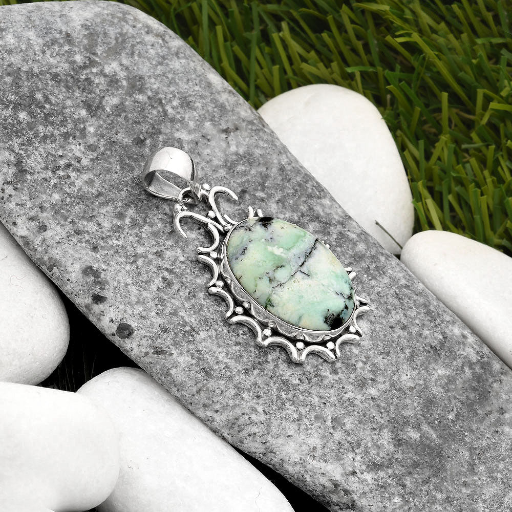 Dendritic Chrysoprase - Africa Pendant P-1249 SDP107326