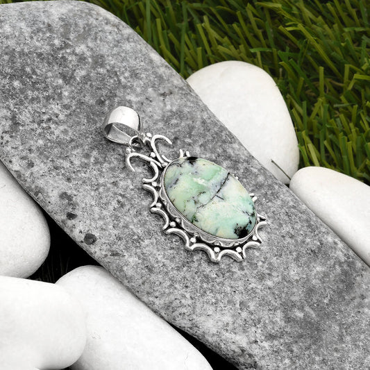 Dendritic Chrysoprase - Africa Pendant P-1249 SDP107326