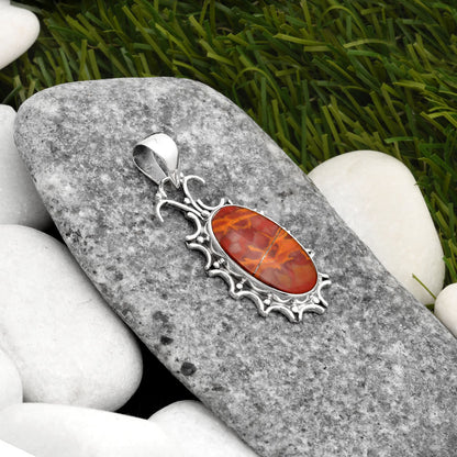 Natural Noreena Jasper Pendant P-1249 SDP107331