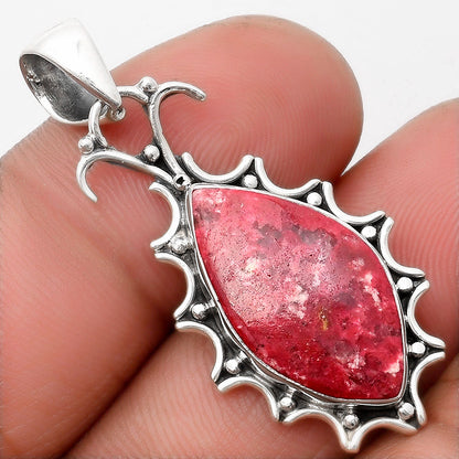 Natural Pink Thulite - Norway Pendant P-1249 SDP107332