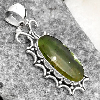 Natural Chrome Chalcedony Pendant P-1249 SDP107333