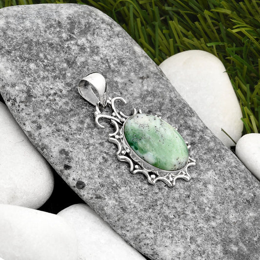 Dendritic Chrysoprase - Africa Pendant P-1249 SDP107341