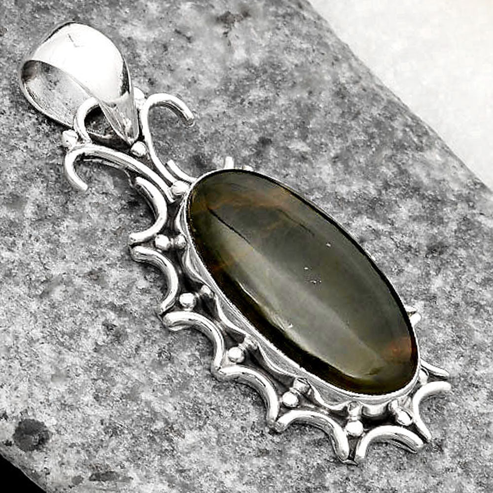 Natural Chrome Chalcedony Pendant P-1249 SDP107345
