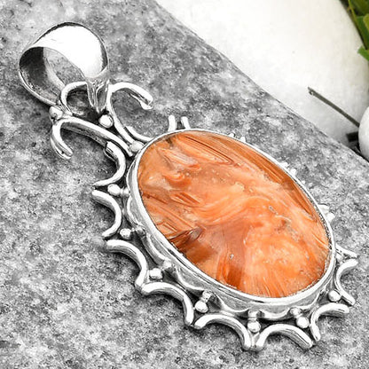 Natural Caramel Opal Pendant P-1249 SDP107346