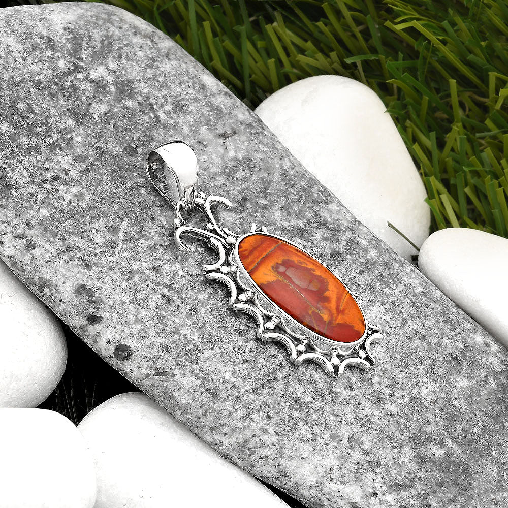 Natural Noreena Jasper Pendant P-1249 SDP107348