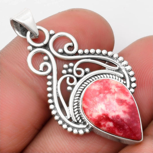 Natural Pink Thulite - Norway Pendant P-1541 SDP107352