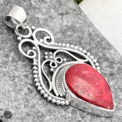 Natural Pink Thulite - Norway Pendant P-1541 SDP107388