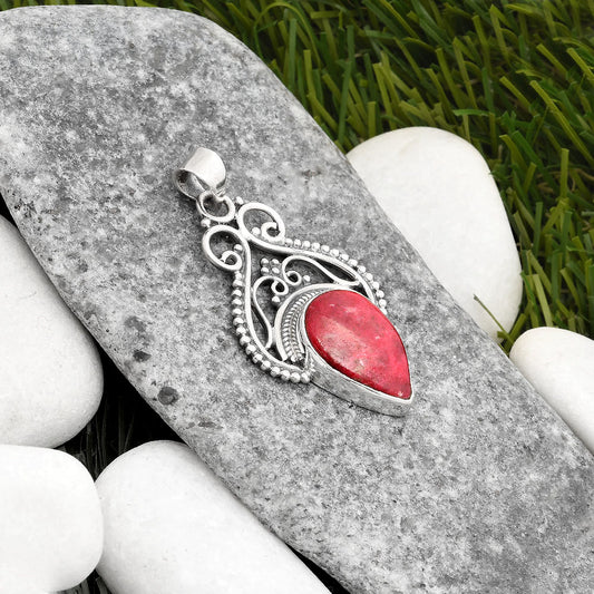 Natural Pink Thulite - Norway Pendant P-1541 SDP107388