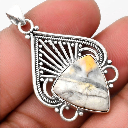Natural Maligano Jasper - Indonesia Pendant P-1541 SDP107392