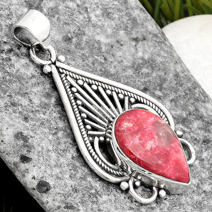 Natural Pink Thulite - Norway Pendant P-1541 SDP107399