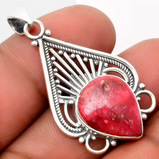 Natural Pink Thulite - Norway Pendant P-1541 SDP107404