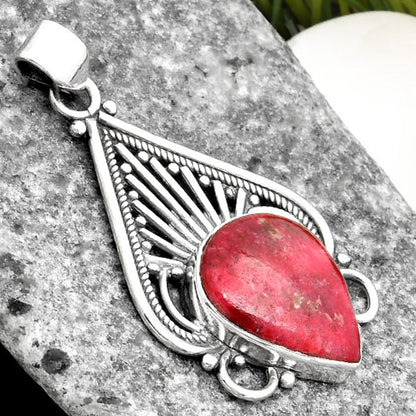 Natural Pink Thulite - Norway Pendant P-1541 SDP107404