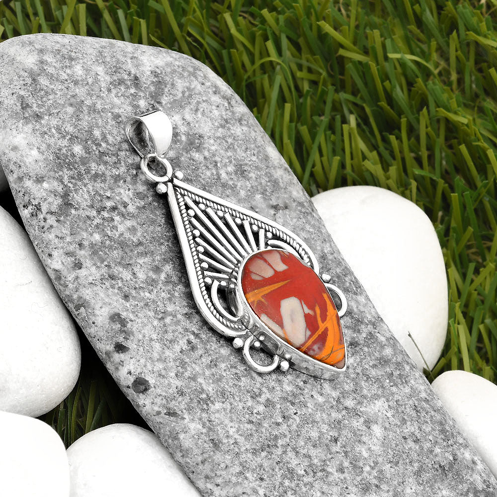 Natural Noreena Jasper Pendant P-1541 SDP107409