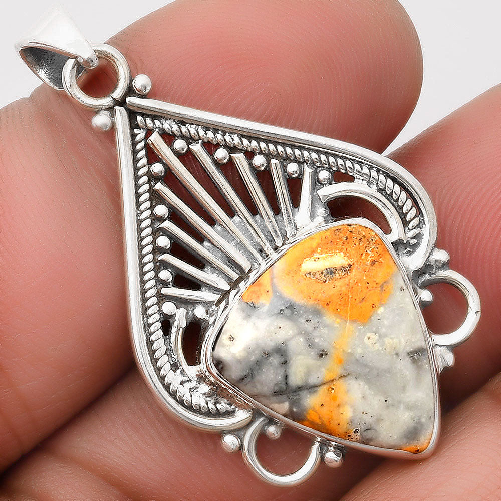 Natural Maligano Jasper - Indonesia Pendant P-1541 SDP107415
