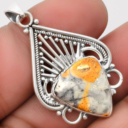 Natural Maligano Jasper - Indonesia Pendant P-1541 SDP107415