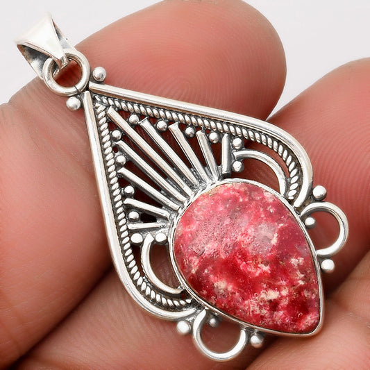 Natural Pink Thulite - Norway Pendant P-1541 SDP107419