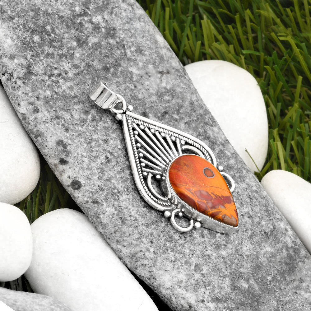 Natural Noreena Jasper Pendant P-1541 SDP107428
