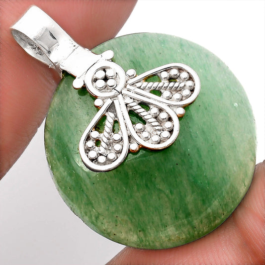 Natural Green Aventurine Pendant P-1469 SDP107629