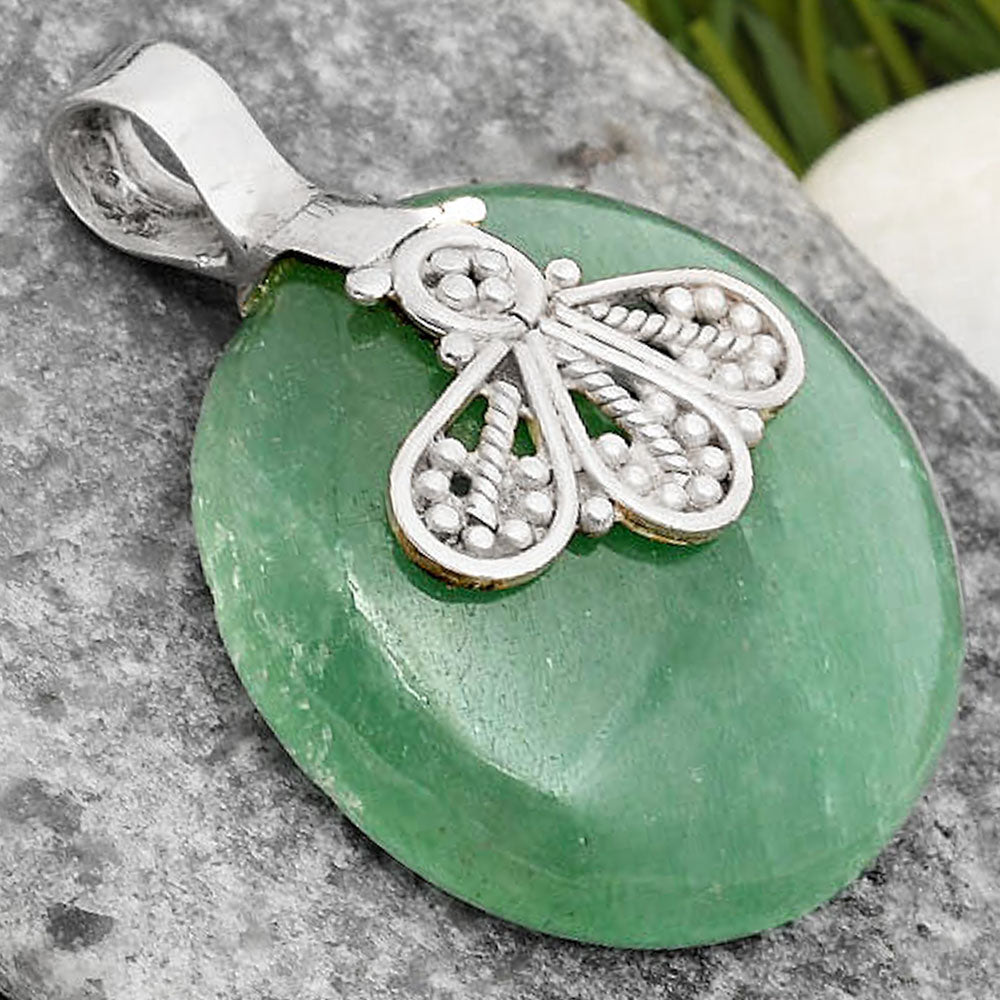 Natural Green Aventurine Pendant P-1469 SDP107629
