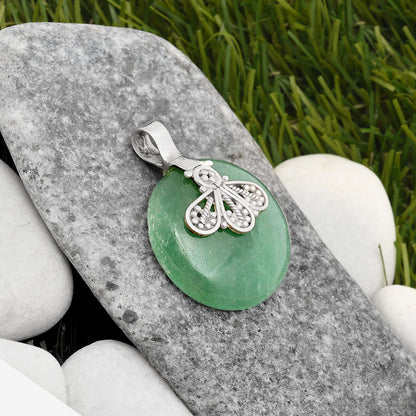 Natural Green Aventurine Pendant P-1469 SDP107629