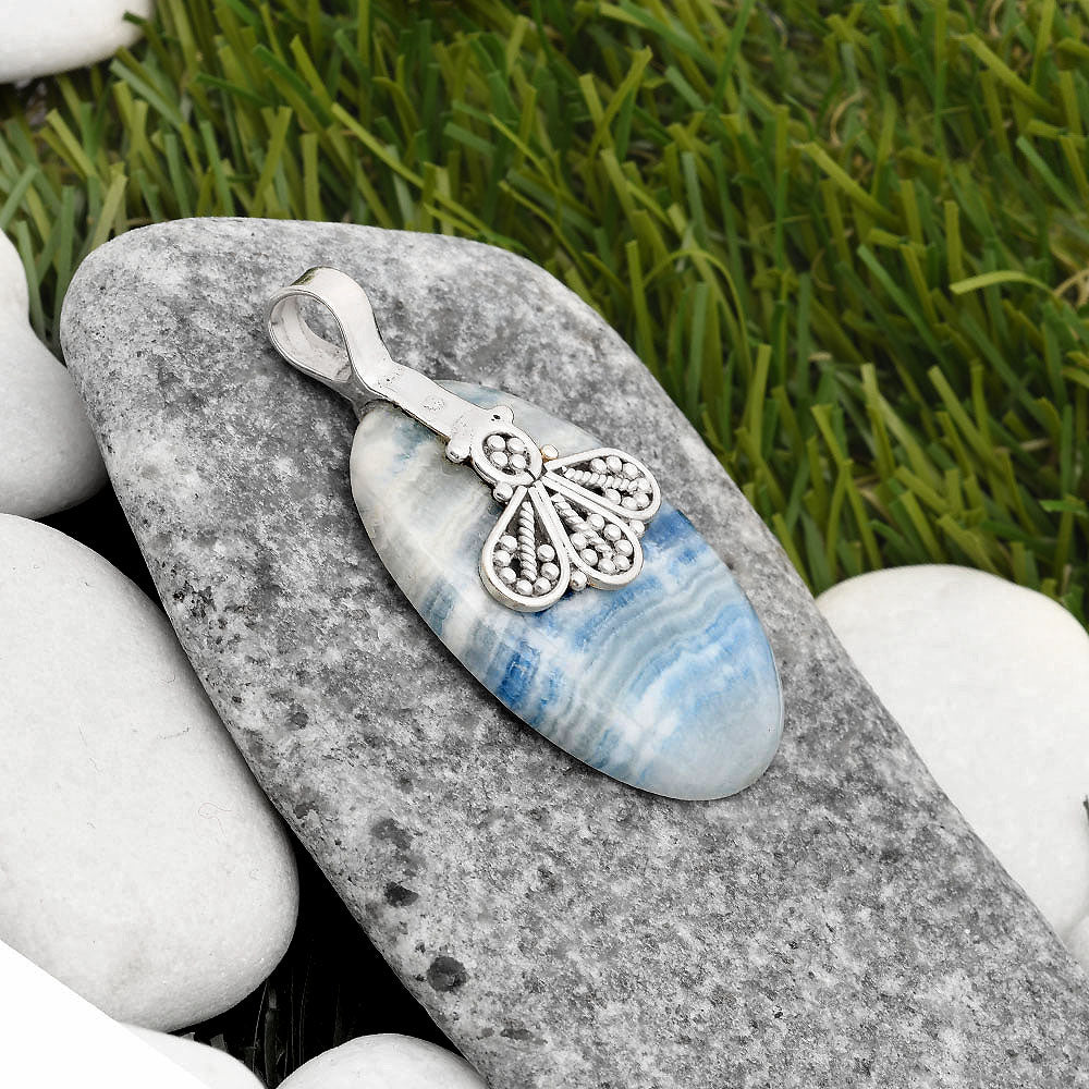 Natural Blue Scheelite - Turkey Pendant P-1469 SDP107635