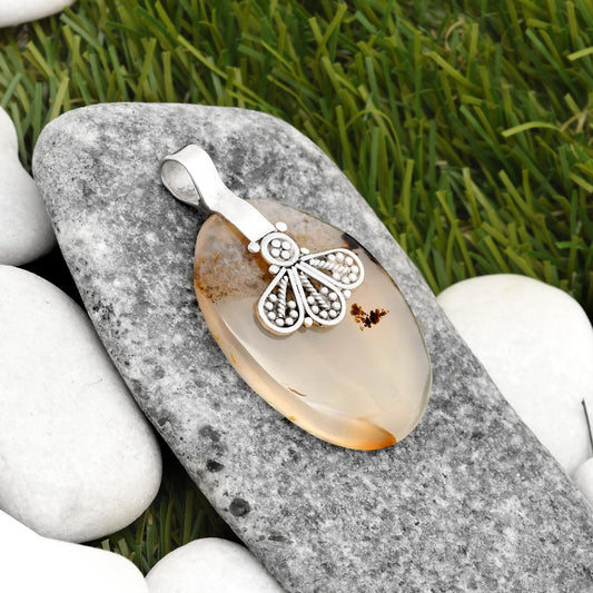 Natural Montana Agate - USA Pendant P-1469 SDP107639