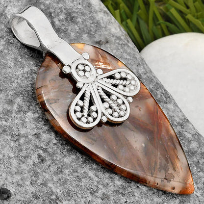 Natural Tube Agate - Turkish Pendant P-1469 SDP107649