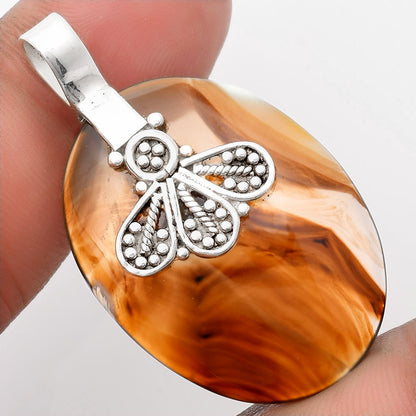 Natural Montana Agate - USA Pendant P-1469 SDP107652