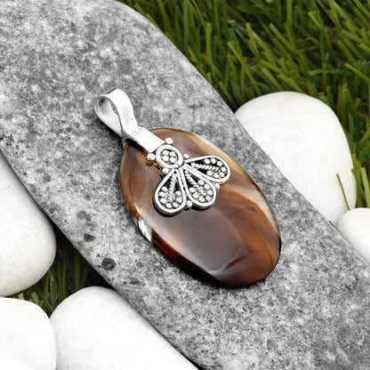 Natural Montana Agate - USA Pendant P-1469 SDP107652