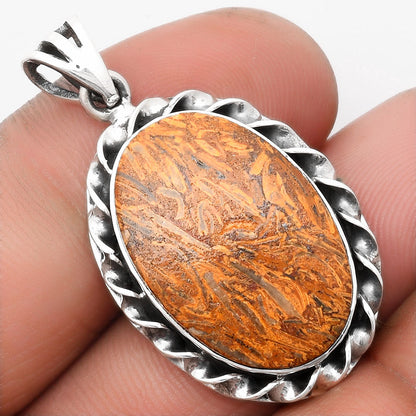 Natural Coquina Fossil Jasper - India Pendant P-1081 SDP107690