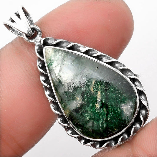 Natural Green Aventurine Pendant P-1081 SDP107696