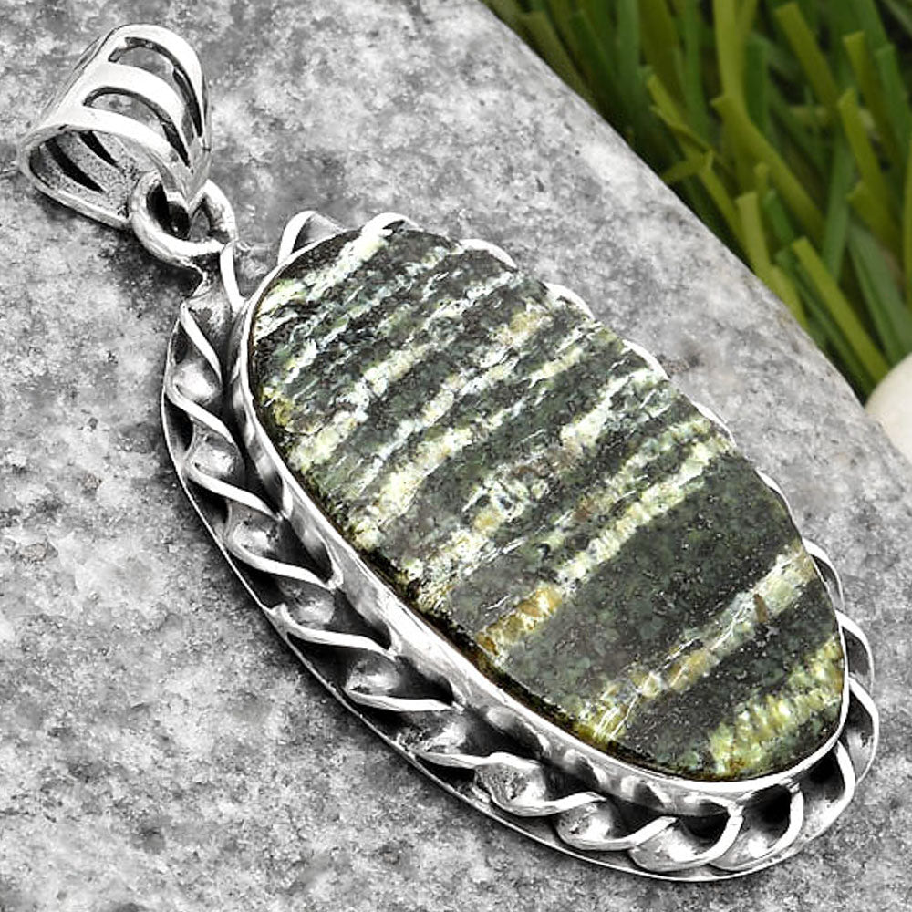 Natural Chrysotile Pendant P-1081 SDP107704