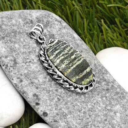 Natural Chrysotile Pendant P-1081 SDP107704