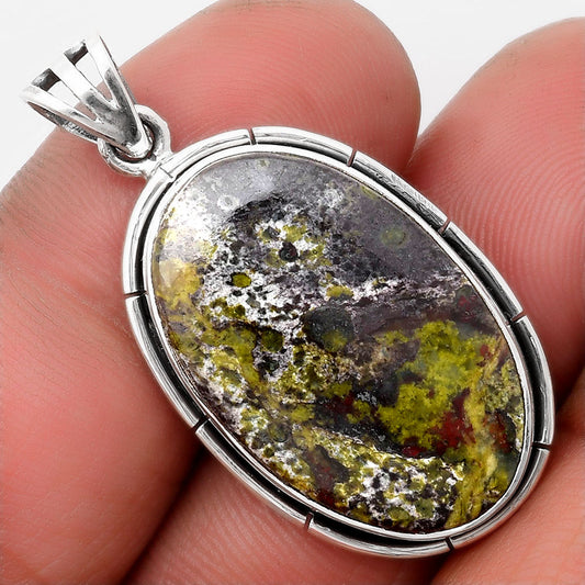 Dragon Blood Stone - South Africa Pendant P-1065 SDP107751