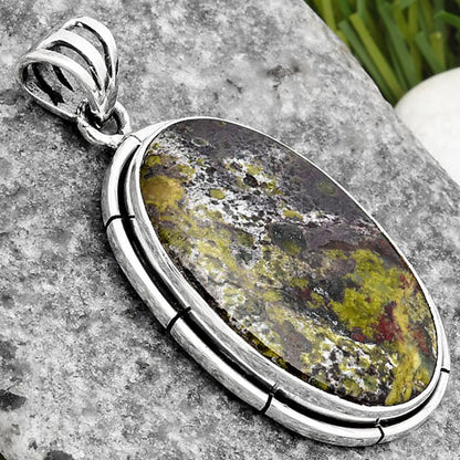 Dragon Blood Stone - South Africa Pendant P-1065 SDP107751