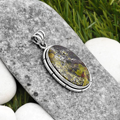 Dragon Blood Stone - South Africa Pendant P-1065 SDP107751